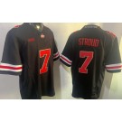 Men's Ohio State Buckeyes #7 CJ Stroud Limited Black Alternate FUSE College Football Jersey