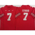 Men's Ohio State Buckeyes #7 CJ Stroud Limited Red FUSE College Football Jersey