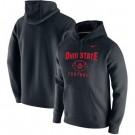 Men's Ohio State Buckeyes Black Football Oopty Oop Club Fleece Pullover Hoodie