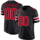 Men's Ohio State Buckeyes Customized Limited Black College Football Jersey