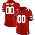 Men's Ohio State Buckeyes Customized Limited Red College Football Jersey