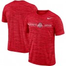 Men's Ohio State Buckeyes Scarlet Velocity Sideline Legend Performance T Shirt 201057