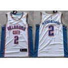 Men's Oklahoma City Thunder #2 Shai Gilgeous Alexander White Swingman Jersey