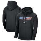 Men's Oklahoma City Thunder Black 2021 City Edition Essential Logo Fleece Pullover Hoodie