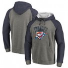 Men's Oklahoma City Thunder Gray 1 Printed Pullover Hoodie