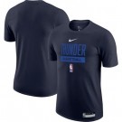 Men's Oklahoma City Thunder Navy 2022 Legend On Court Practice Performance T Shirt