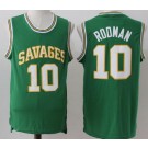 Men's Oklahoma Savages #10 Denis Rodman Green College Basketball Jersey