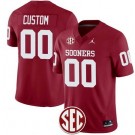 Men's Oklahoma Sooners Custom Limited Red FUSE College Football Jersey
