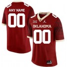 Men's Oklahoma Sooners Customized Limited Red Rush 2019 College Football Jersey