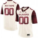 Men's Oklahoma Sooners Customized Limited White Rush 2019 College Football Jersey
