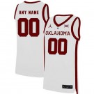 Men's Oklahoma Sooners Customized White 2019 College Basketball Jersey