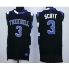 Men's One Tree Hill Ravens #3 Lucas Scott Black Basketball Jersey