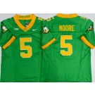 Men's Oregon Ducks #5 Dante Moore Green FUSE College Football Jersey