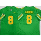 Men's Oregon Ducks #8 Dillon Gabriel Green College Football Jersey