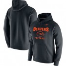 Men's Oregon State Beavers Black Football Oopty Oop Club Fleece Pullover Hoodie.webp