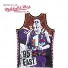 Men's Orlando Magic #1 Penny Hardaway 1995 All Star Portrait Version Authentic Jersey