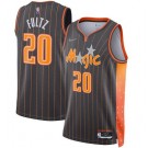 Men's Orlando Magic #20 Markelle Fultz Anthracite City Diamond 75th Icon Hot Press Jersey