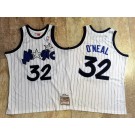 Men's Orlando Magic #32 Shaquille O'Neal White 1993 Throwback Authentic Jersey