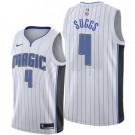 Men's Orlando Magic #4 Jalen Suggs White Icon Hot Press Jersey