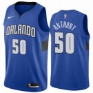 Men's Orlando Magic #50 Cole Anthony Blue Statement Icon Hot Press Jersey