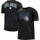 Men's Orlando Magic Black 2022 City Edition Brushed Jersey T Shirt