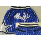 Men's Orlando Magic Blue Just Don Throwback Swingman Shorts