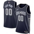 Men's Orlando Magic Custom Navy 2023 City Icon Heat Press Jersey