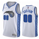 Men's Orlando Magic Custom White 2021 Earned Icon Hot Press Jersey