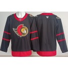 Men's Ottawa Senators Blank Black Authentic Jersey