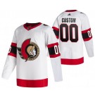 Men's Ottawa Senators Customized White 2021 Authentic Jersey