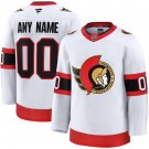 Men's Ottawa Senators Customized White Fanatics Authentic Jersey