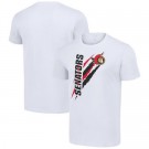 Men's Ottawa Senators Starter White Color Scratch T Shirt