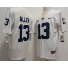 Men's Penn State Nittany Lions #13 Kaytron Allen White Player Name College Football Jersey