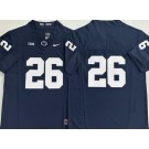 Men's Penn State Nittany Lions #26 Saquon Barkley Navy FUSE College Football Jersey