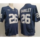 Men's Penn State Nittany Lions #26 Saquon Barkley Navy Player Name FUSE College Football Jersey