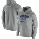 Men's Penn State Nittany Lions Gray Football Oopty Oop Club Fleece Pullover Hoodie