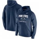 Men's Penn State Nittany Lions Navy Football Oopty Oop Club Fleece Pullover Hoodie