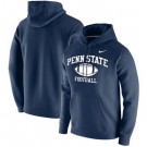 Men's Penn State Nittany Lions Navy Retro Football Club Fleece Pullover Hoodie