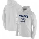 Men's Penn State Nittany Lions White Football Oopty Oop Club Fleece Pullover Hoodie