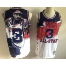 Men's Philadelphia 76ers #3 Allen Iverson All Star Special Edition Swingman Jersey
