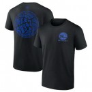 Men's Philadelphia 76ers Black Blue Street Collective T-Shirt