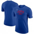 Men's Philadelphia 76ers Blue 2022 City Edition Essential Warmup T-Shirt