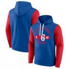 Men's Philadelphia 76ers Blue Bold Attack Pullover Hoodie