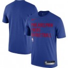 Men's Philadelphia 76ers Blue Sideline Legend Performance Practice T Shirt