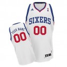 Men's Philadelphia 76ers Customized White Swingman Adidas Jersey