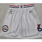 Men's Philadelphia 76ers White 2024 City Swingman Shorts