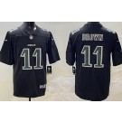 Men's Philadelphia Eagles #11 AJ Brown Limited Black Fashion Vapor Jersey