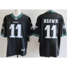 Men's Philadelphia Eagles #11 AJ Brown Limited Black Vapor Jersey