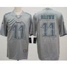Men's Philadelphia Eagles #11 AJ Brown Limited Gray Atmosphere Vapor Jersey