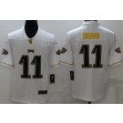 Men's Philadelphia Eagles #11 AJ Brown Limited White Gold Vapor Jersey